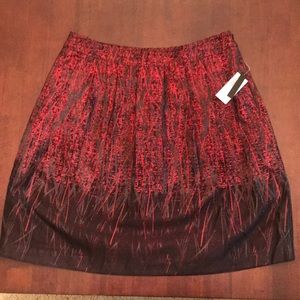 Red and Black skirt with tags!